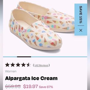 Cute Ice Cream Tom’s Shoes